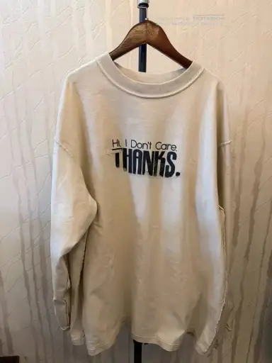 Vetements HIVER 2019 Runway Long Sleeve Sweatshirt LLLL24