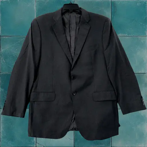 Ermenegildo Zegna Blazer Jacket Wool Gray Solid Sport Coat 42R Mens