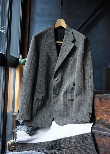 early 2000s PRADA Special Fabric Tweed Wool Tailored Jacket