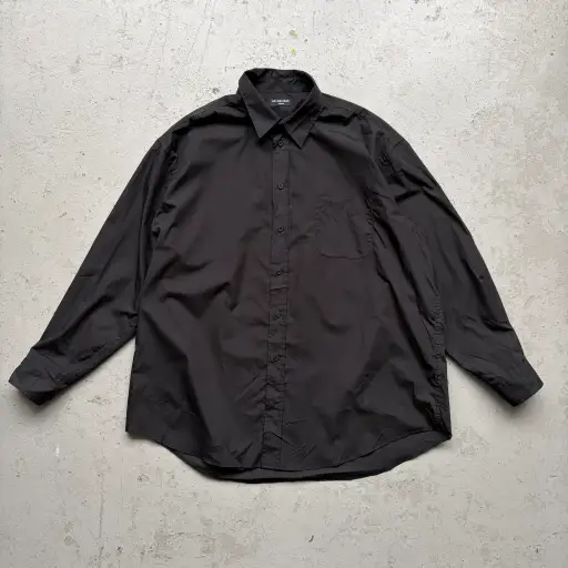 Balenciaga Oversized Black Button Up (38)