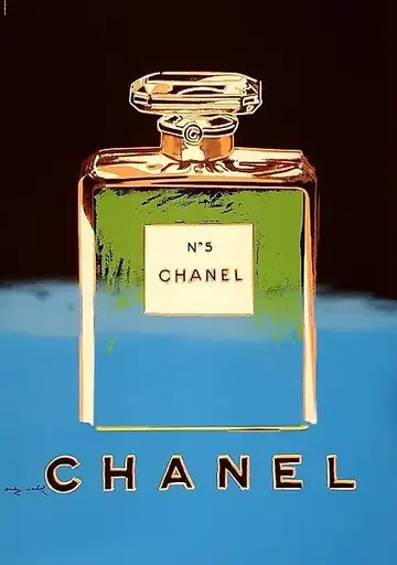Andy Warhol - Chanel N. 5, manifesto originale in serigrafia