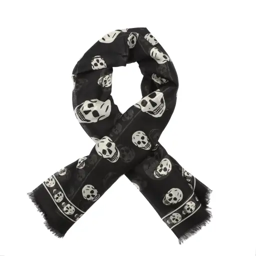 Skull Silk Scarf
