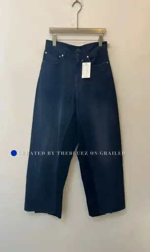 Balenciaga Loose Navy Jeans