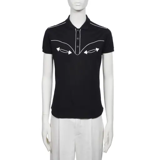SAINT LAURENT By HEDI SLIMANE 2014 Western Polo-shirt S