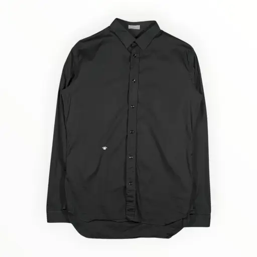 Dior 2017 Embroidered Bee Button-Up Shirt