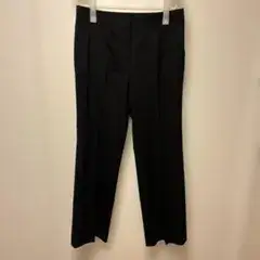 【クリーニング済み/美品】BASILE28 ブラック ストレートパンツ