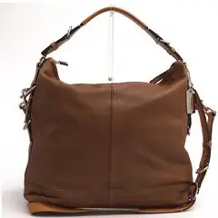 COACH 70189 Harrison East West Satchel ハリソン イーストウエスト サッチェル / コーチ 牛革 カーフ シボ革 シュリンクレザー ヴィンテージ加工 ブラウン 茶 ショルダーバッグ メンズ