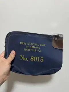 ヴィンテージ BANK BAG クラッチバッグ TALONジップ