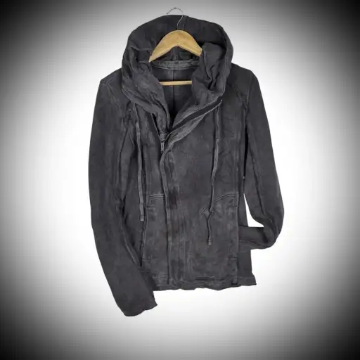 🔥BAJRA JAPAN BONO FADED BLACK ZIPPER JACKET