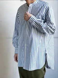 HEUGN 22SS Rob Bold Stripe SHIRT038　サイズ2