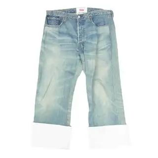 JUNYA WATANABE COMME des GARCONS ジュンヤワタナベコムデギャルソン Levi's リーバイス 22AW JJ-P101 LEVIS リーバイス Wネーム ロールアップ ワイド デニムパンツ ジーンズ インディゴブルー系 M【中古】 ジュンヤワタナベコムデギャルソン(JUNYA WATANABE COMME des GARCONS)のレディースのパンツ(カジュアルパンツ)の商品詳細ページへのリンク