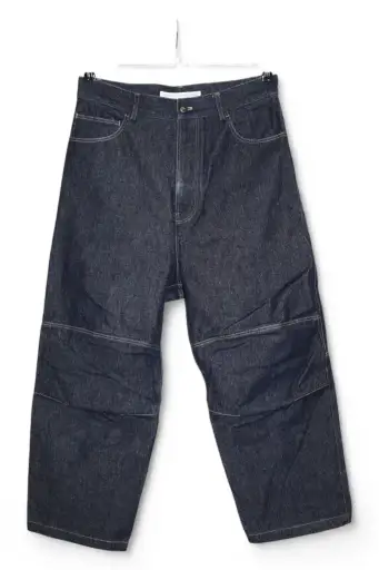 Forme 3'3204322896 5 pocket denim button-fly baggy pants