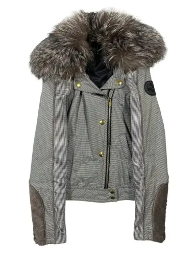 Removable Fur Biker Jacket