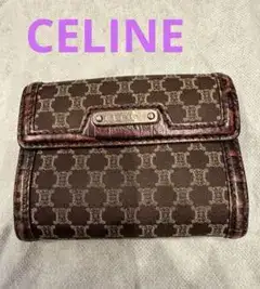 CELINE マカダム 二つ折り財布