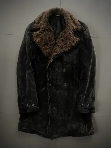 JAPANESE VINTAGE FUR JACKET TORNADO MART PARKA VKEI PUNK