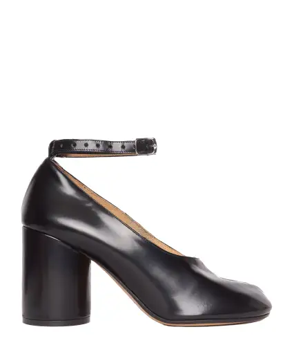Maison Margiela Black Tabi Slingback Heels