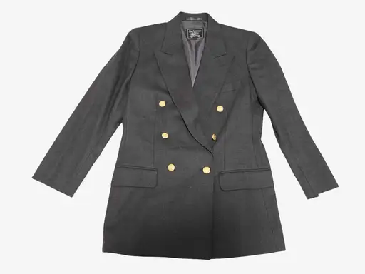 Vintage Burberrys Black Label  Double-breasted Blazer (SizeM-L)