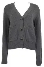 Lisa Yang Danni Cardigan Womens XS Graphite Cashmere ($797 Retail) NWT