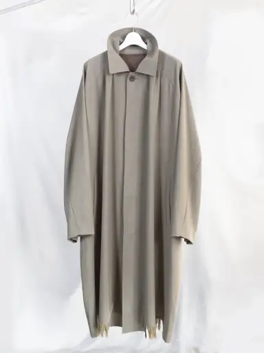 Soshiotsuki SS26 Scarf Drape Coat