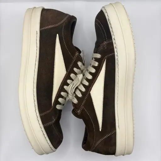 Rick Owen’s Vintage Low Brown Suede Sneakers | Size 42(9US)