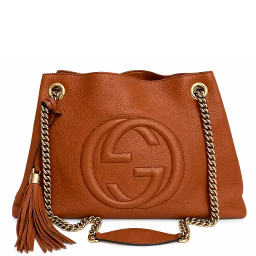 Bolsa Gucci Soho Chain Caramelo
