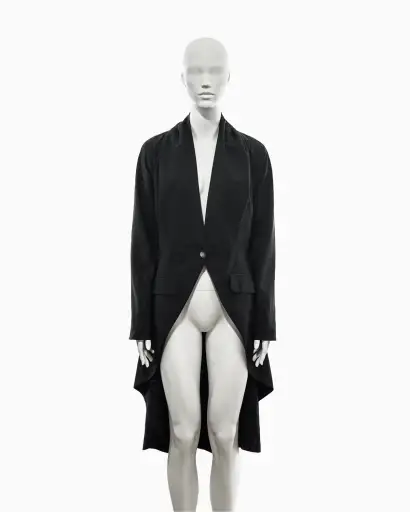 Alexander McQueen Black Wool Tailcoat, Spring/Summer 1999 "No. 13"
