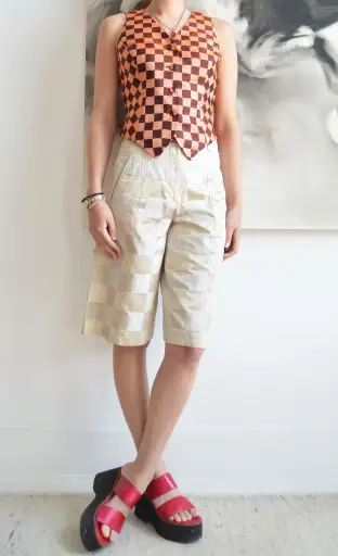 Vintage Giorgio Armani Silk Shorts