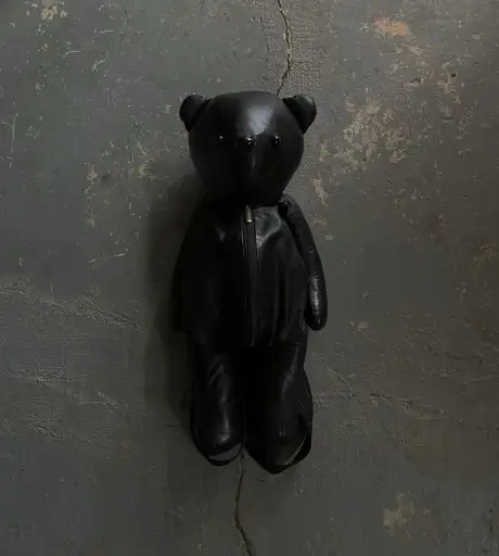 Beauty:Beast Leather Bear Bag