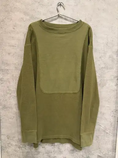 NIGEL CABOURN - AW19 US ARMY HIGH-DENSITY WAFFLE SHIRT