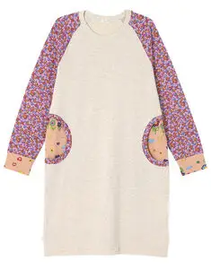 Mサイズ☆コットン 長袖ワンピース ルームウェア ツモリチサト スリープ tsumori chisato sleep ワコール