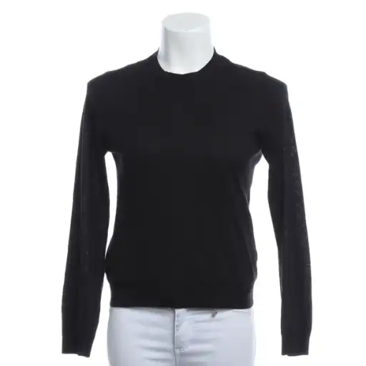 Wollpullover S Schwarz