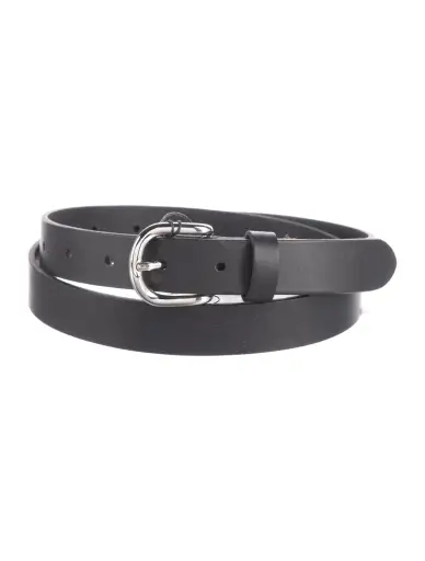 Skinny Leather Waist Belt w/ Tags