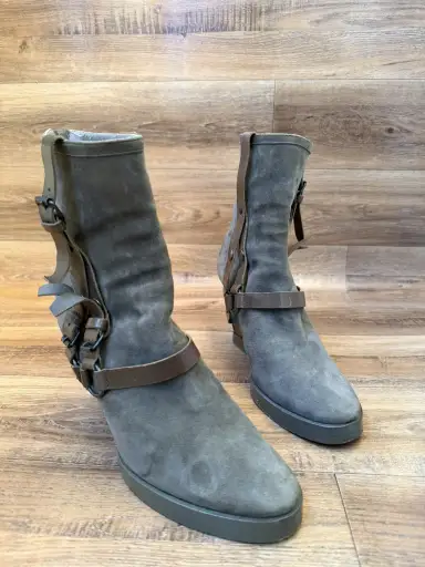 A.F.VANDEVORST Strapped Leather Fetish Boots