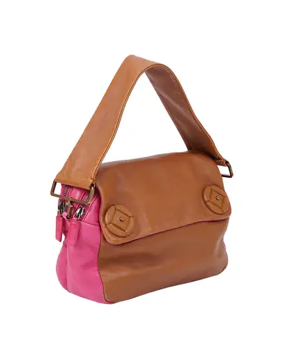 Prada S/S2001 Brown/Pink Leather Bag gallery
