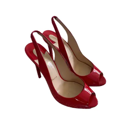 Christian Louboutin Flo Sling, Size 9.5