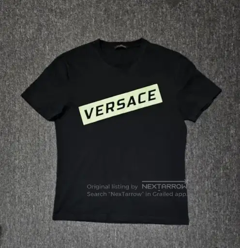 Versace Black Short Sleeve T.