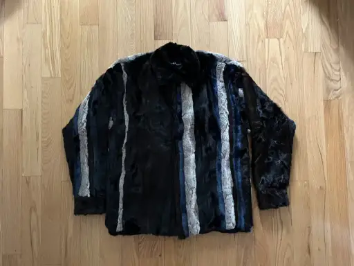 Y/Project 2018 Brown Faux Fur Jacket Mens XS