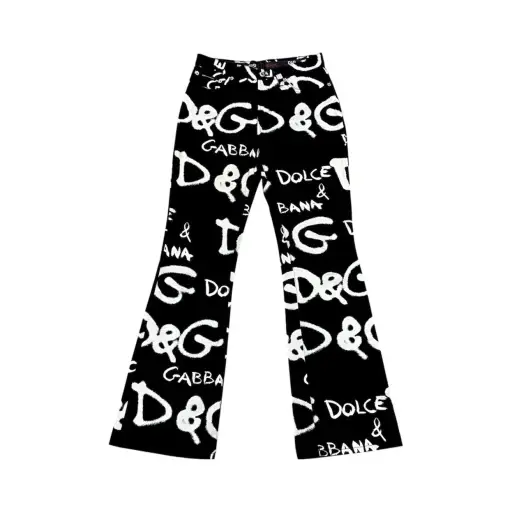 DOLCE & GABBANA 2000S GRAFFITI PANTS