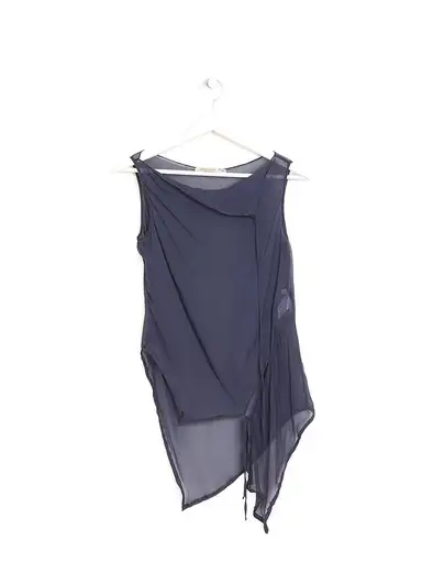 Paloma Wool Haut Sans Manches en Soie Transparente