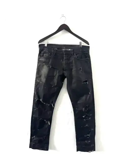 Dior Homme SS04 Strip Waxed Denim