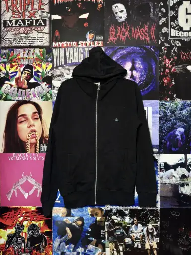 Vivienne Westwood Black Zip Hoodie
