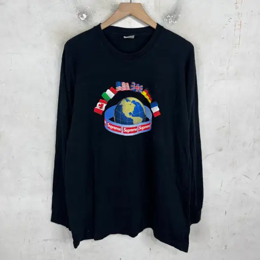 Supreme Flags L/S T-Shirt